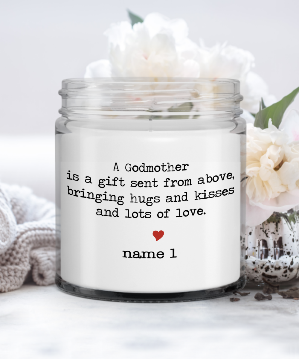 Personalized A Godmother Candle, Gift For Mom Candle