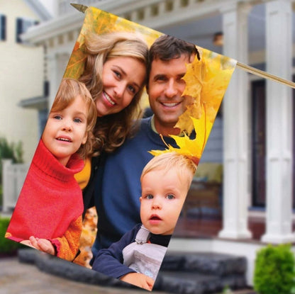 Personalized Photo Upload Garden Flag