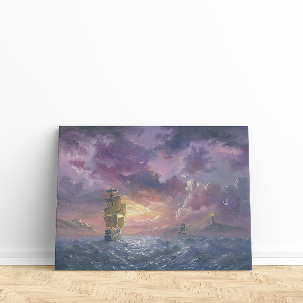 Christ In The Storm On The Sea Of Galilee Canvas Prints