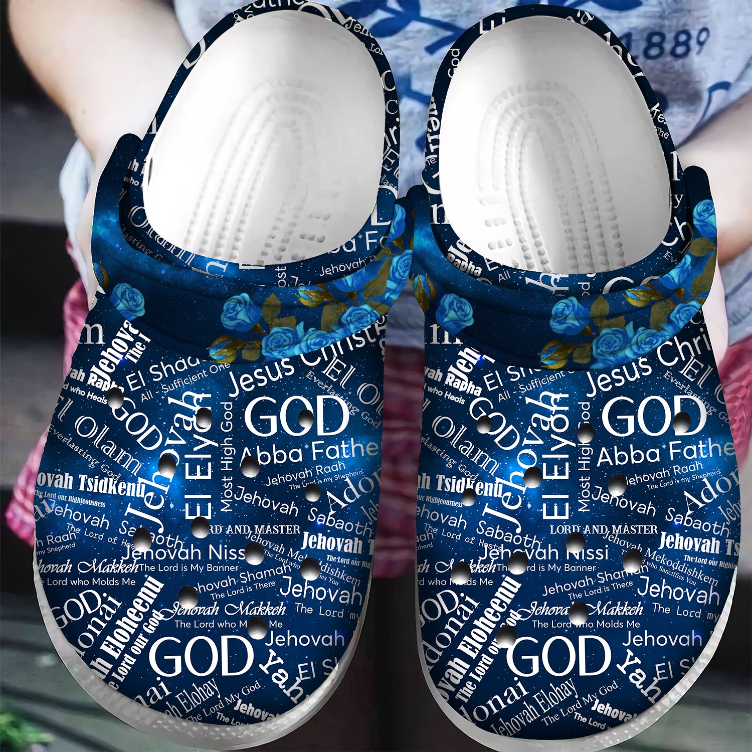 Lord Cover Me Jesus Christ God Abba Father Names Of God, Qoutes About Name Of God Clog Band