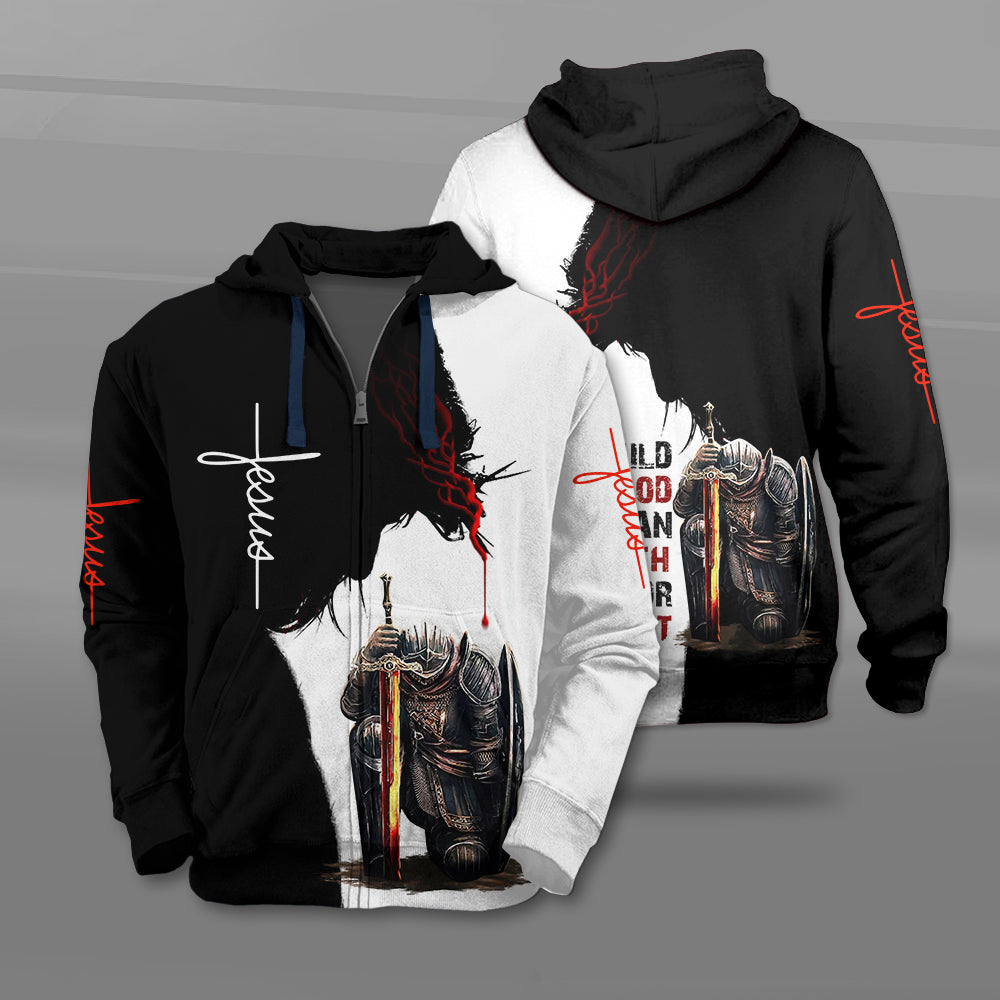 Man Warrior Of God A Child Of God A Man Of Faith A Warrior Of Christ 3D All Over Print Hoodie And Sweatshirt