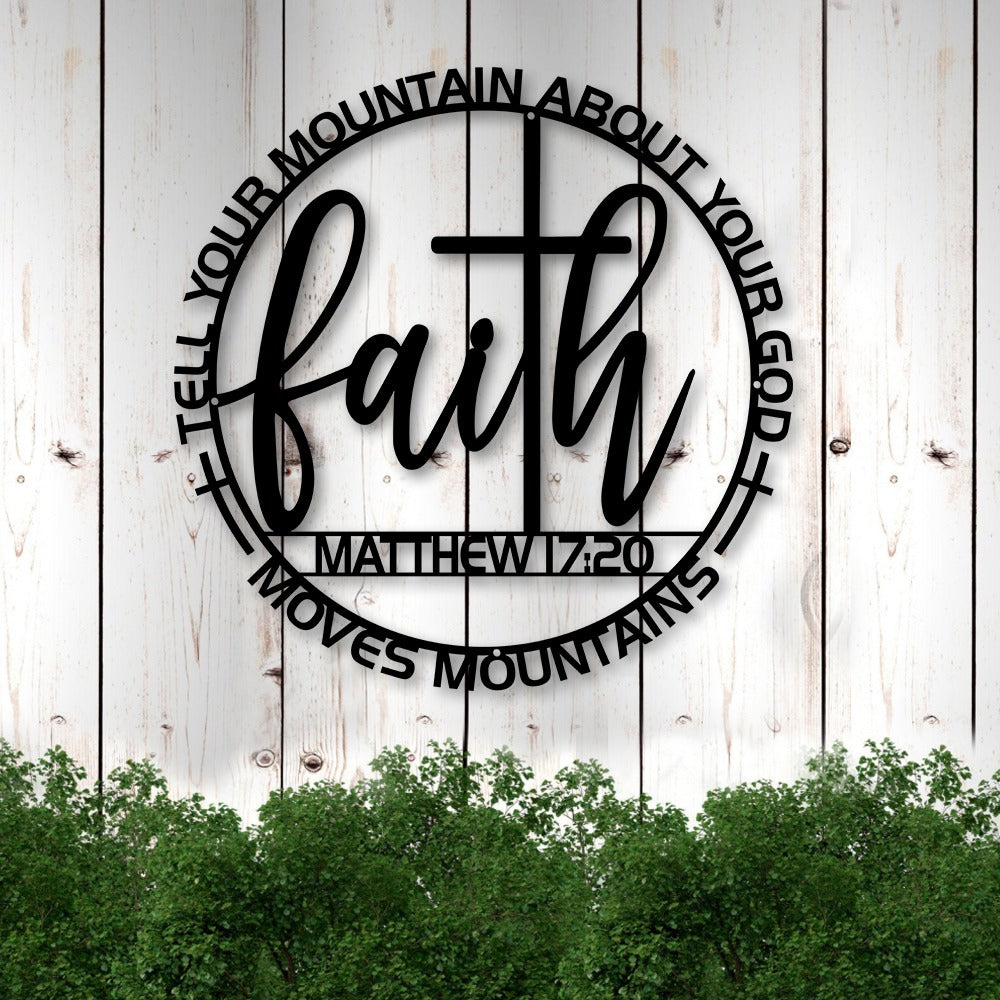 Faith Cross Sticker for Sale by move-mtns