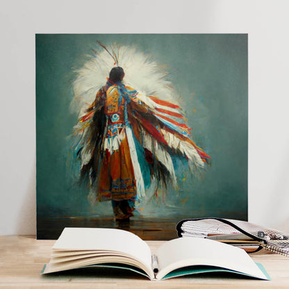 Native American Dancer Paintings Canvas Prints