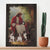 Jesus Christ And Border Collie Dog Around Canvas Prints