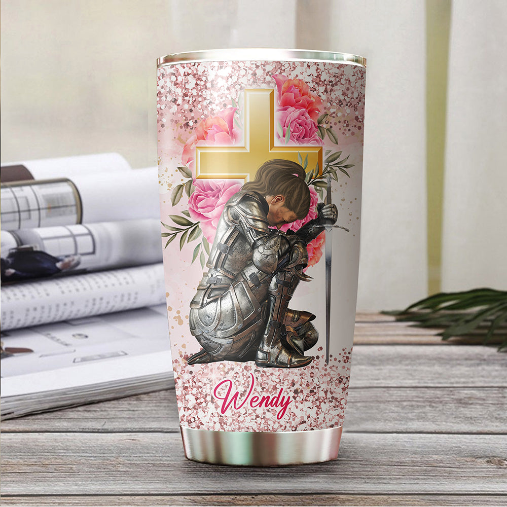 Personalized God Woman Warrior You Are Beautiful Victorious Enough Created Strong Amazing Tumbler