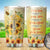 Personalized Sunflower Cross And Butterfly Everyday God Thinks Of You Every Hour God Look After You Tumbler