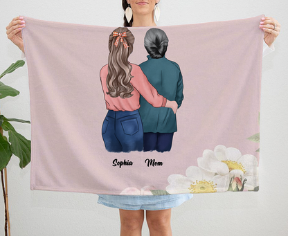 Personalized For Mother-in-law, I Am Blessed To Have You In My Life, Gift For Mothers Day, Gift For Mom Blanket