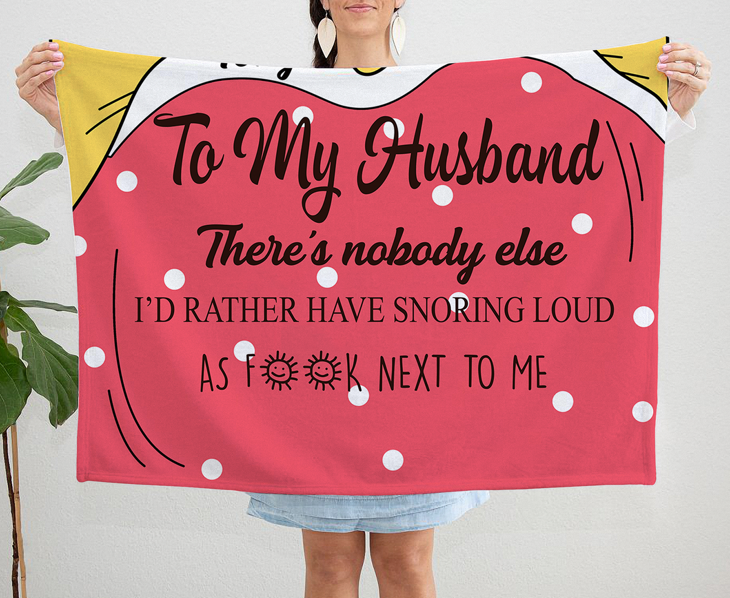 Personalized To My Husband There is Nobody Else Anniversary Valentine's Day Gift For Husband Wife Blanket