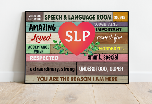 When You Enter This Speech Room You Are The Reason I Am Here Poster