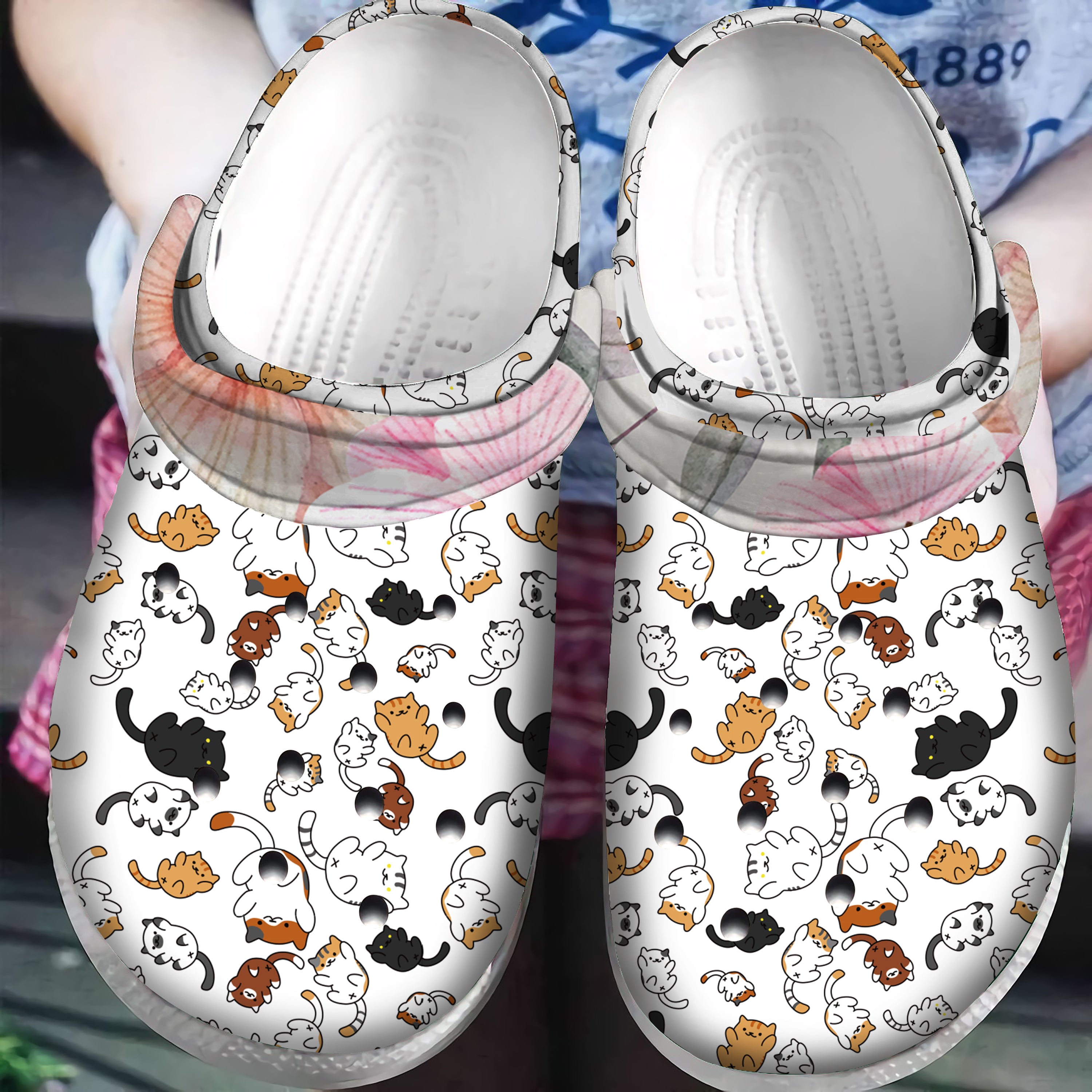 Cat Crocs - Funny Cats Patterns Clog Shoes in 2023