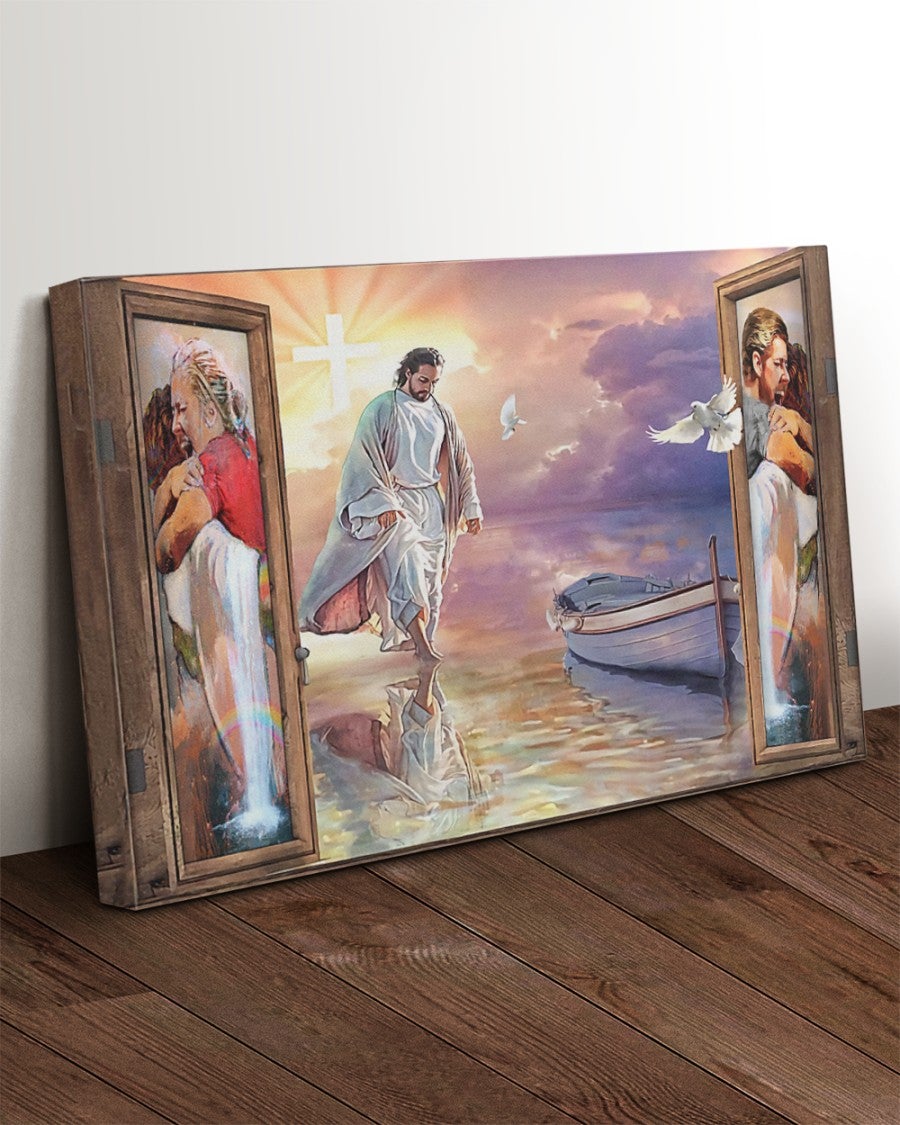 Your First Day in Heaven Jesus Christ Canvas Prints