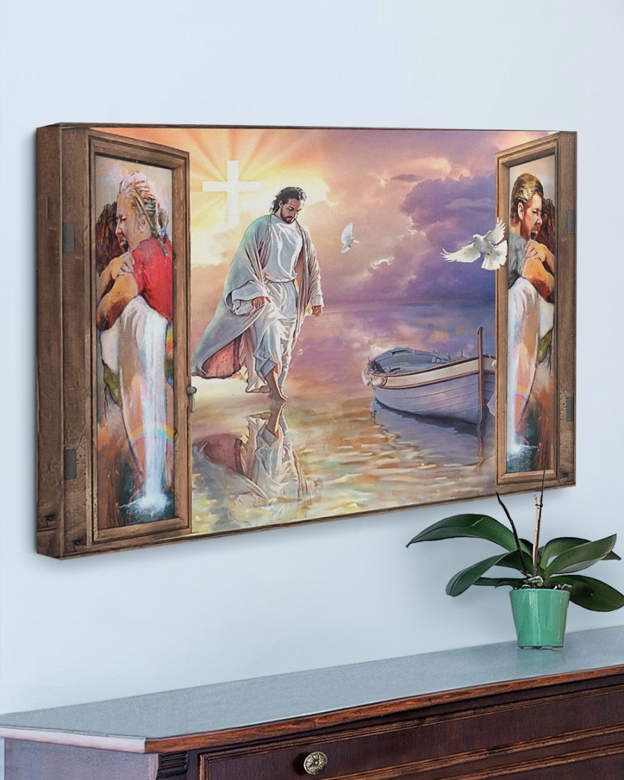 Your First Day in Heaven Jesus Christ Canvas Prints