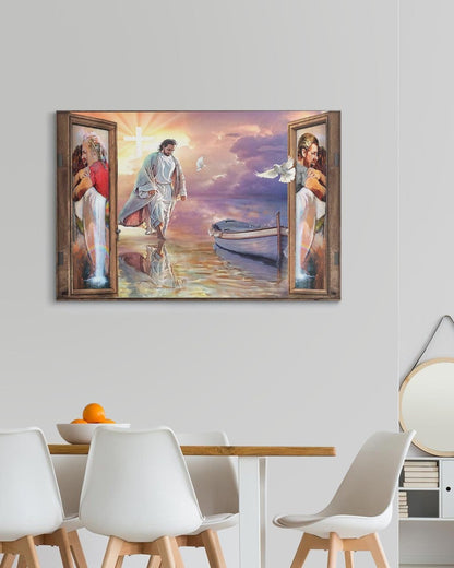 Your First Day in Heaven Jesus Christ Canvas Prints