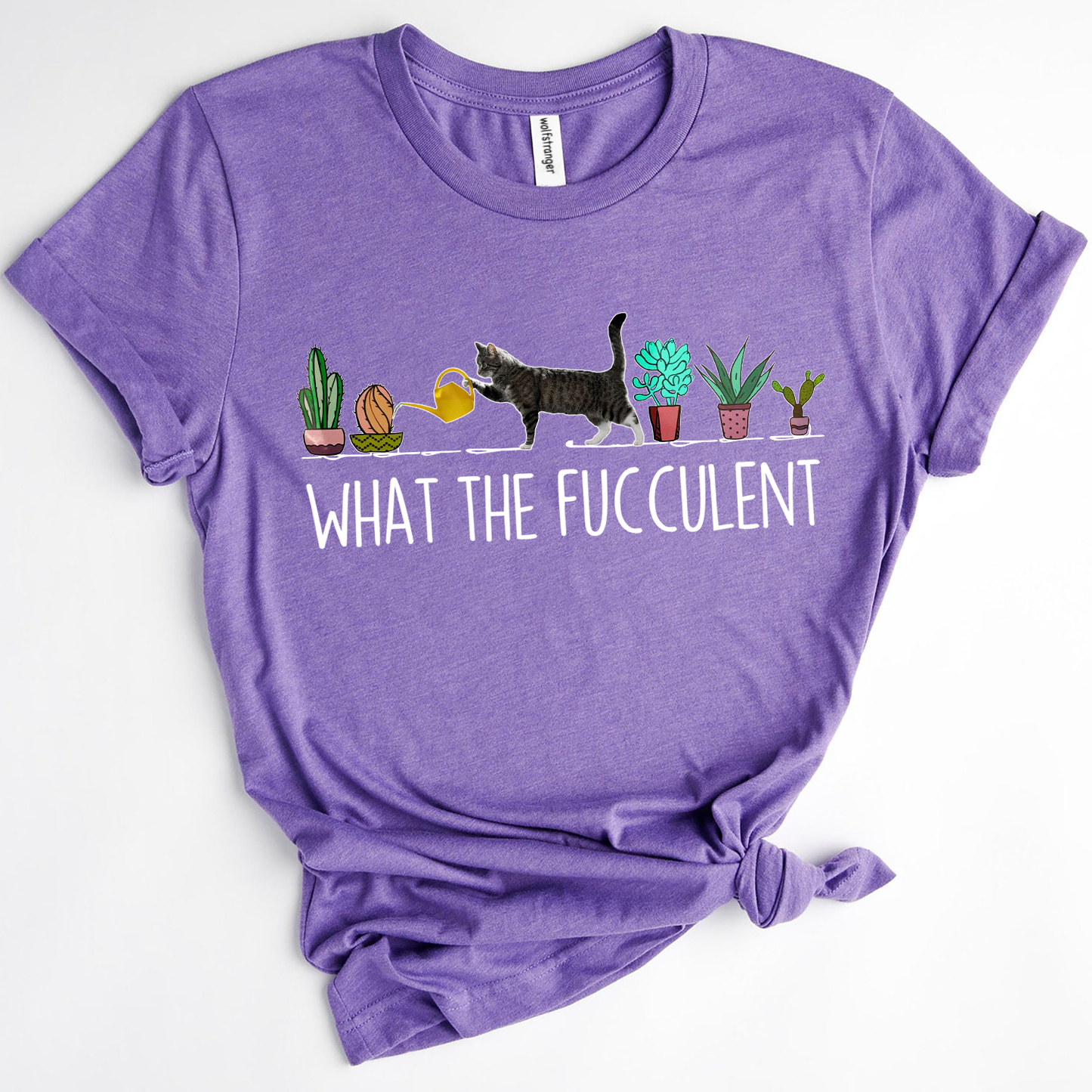 Cat Plants What The Fucculent Standard T-Shirt