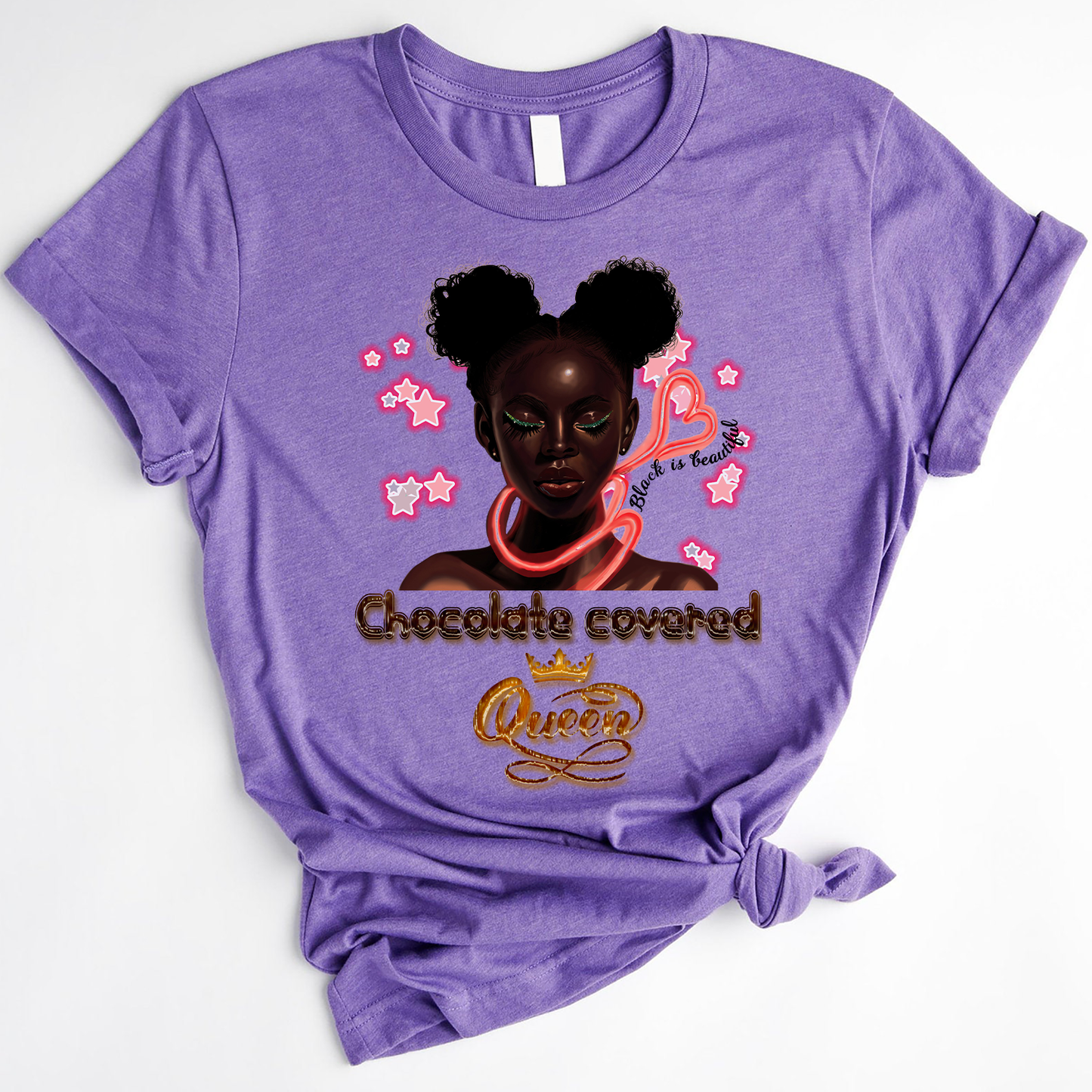 Black Queen Chocolate Covered Queen Standard T-Shirt