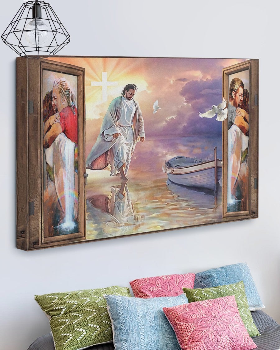 Your First Day in Heaven Jesus Christ Canvas Prints