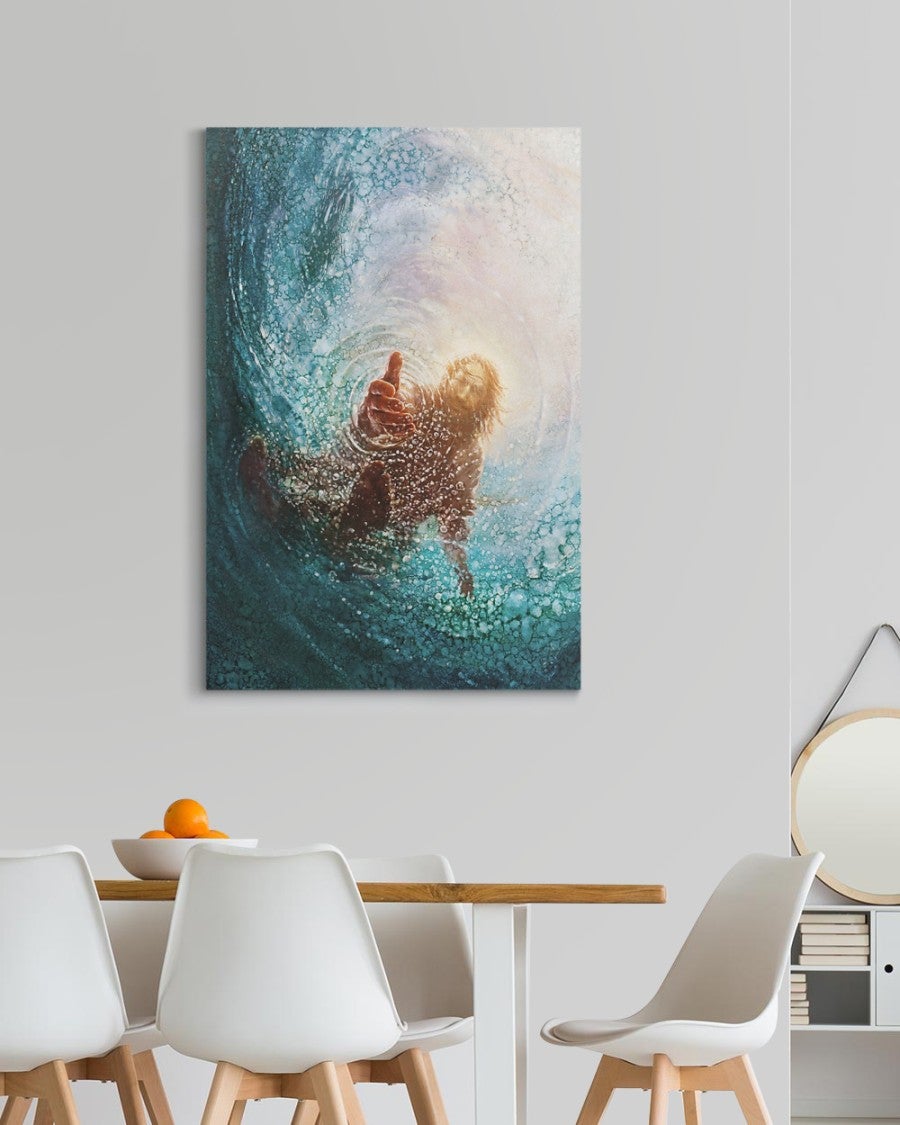 The Hand of God Canvas Prints