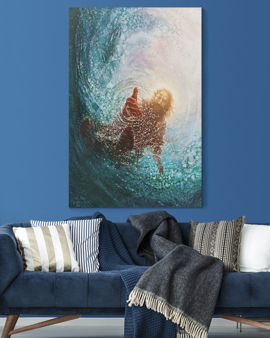 The Hand of God Canvas Prints