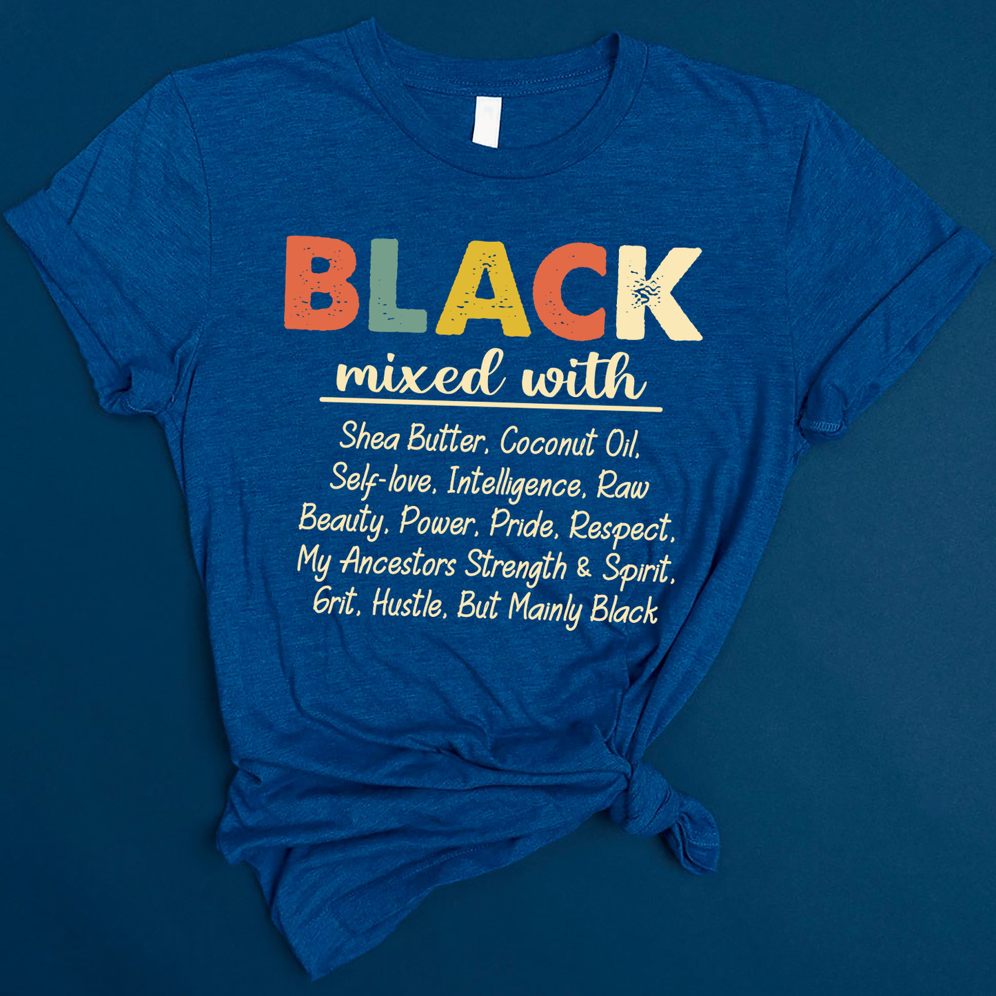 Black Mixed With Shea Butter Coconut Oil Standard T-Shirt