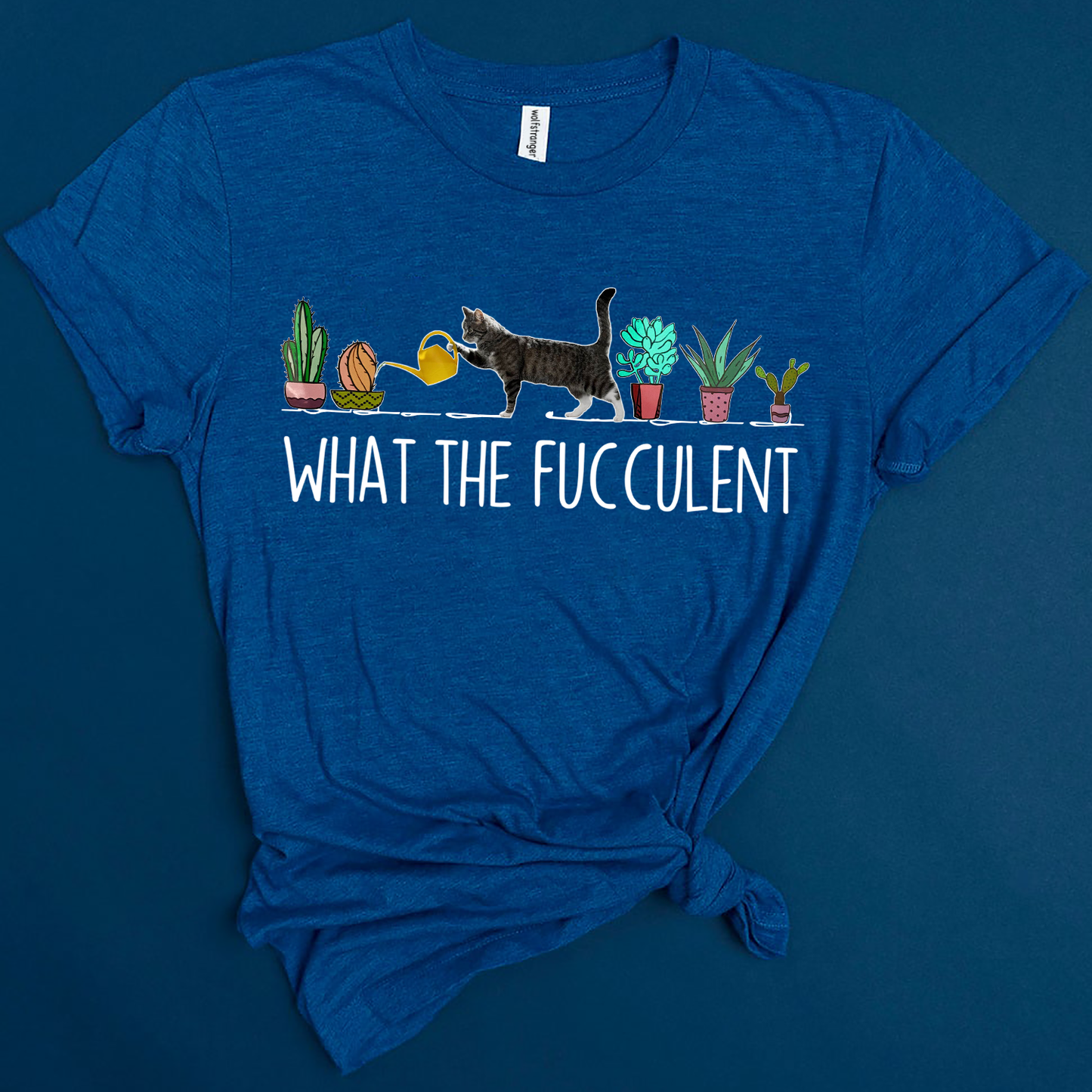 Cat Plants What The Fucculent Standard T-Shirt