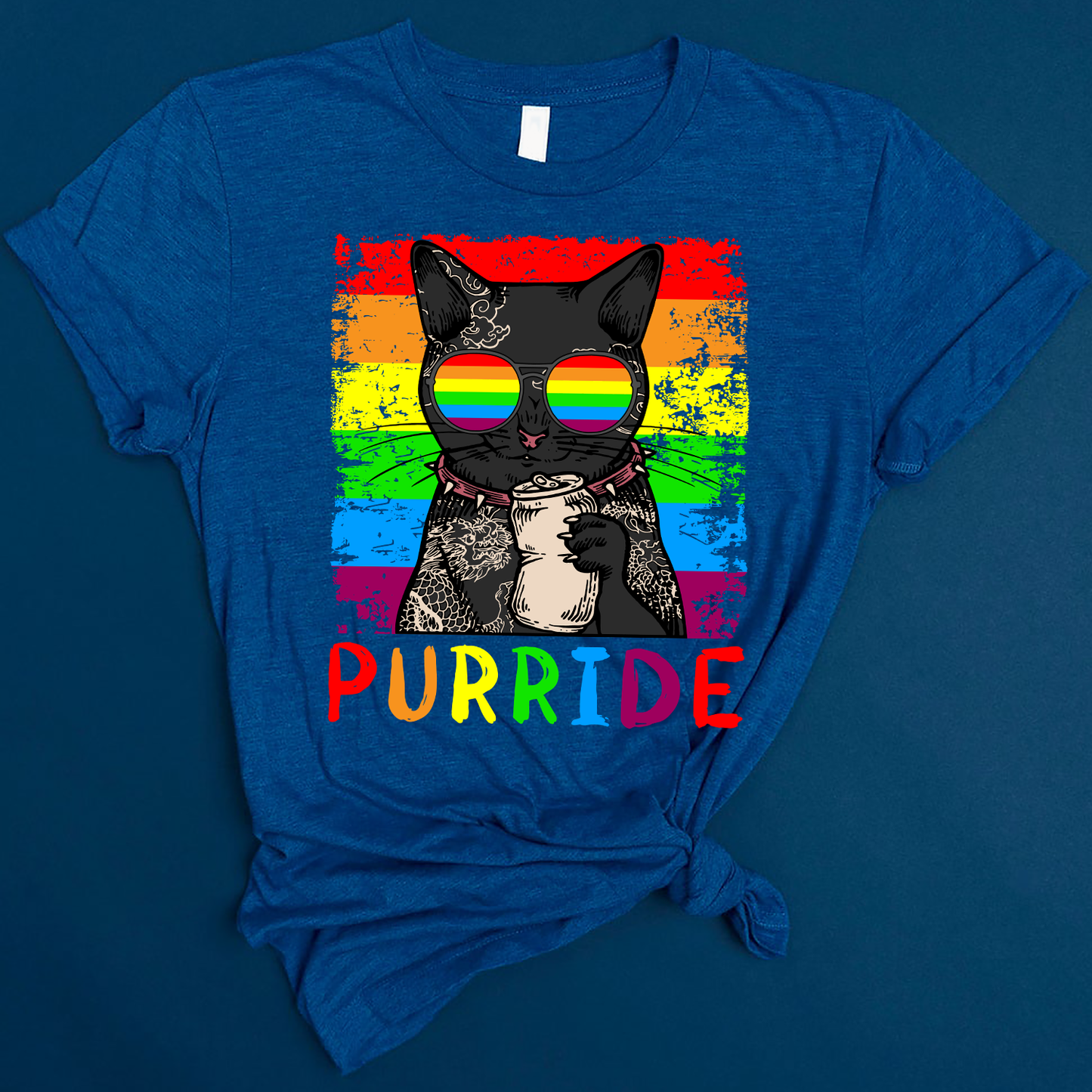 Funny Cat Purride LGBT Standard T-Shirt