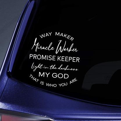 God Sticker decal