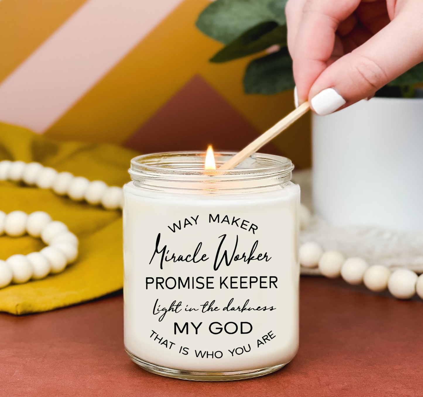 Way Maker Miracle Worker Candle