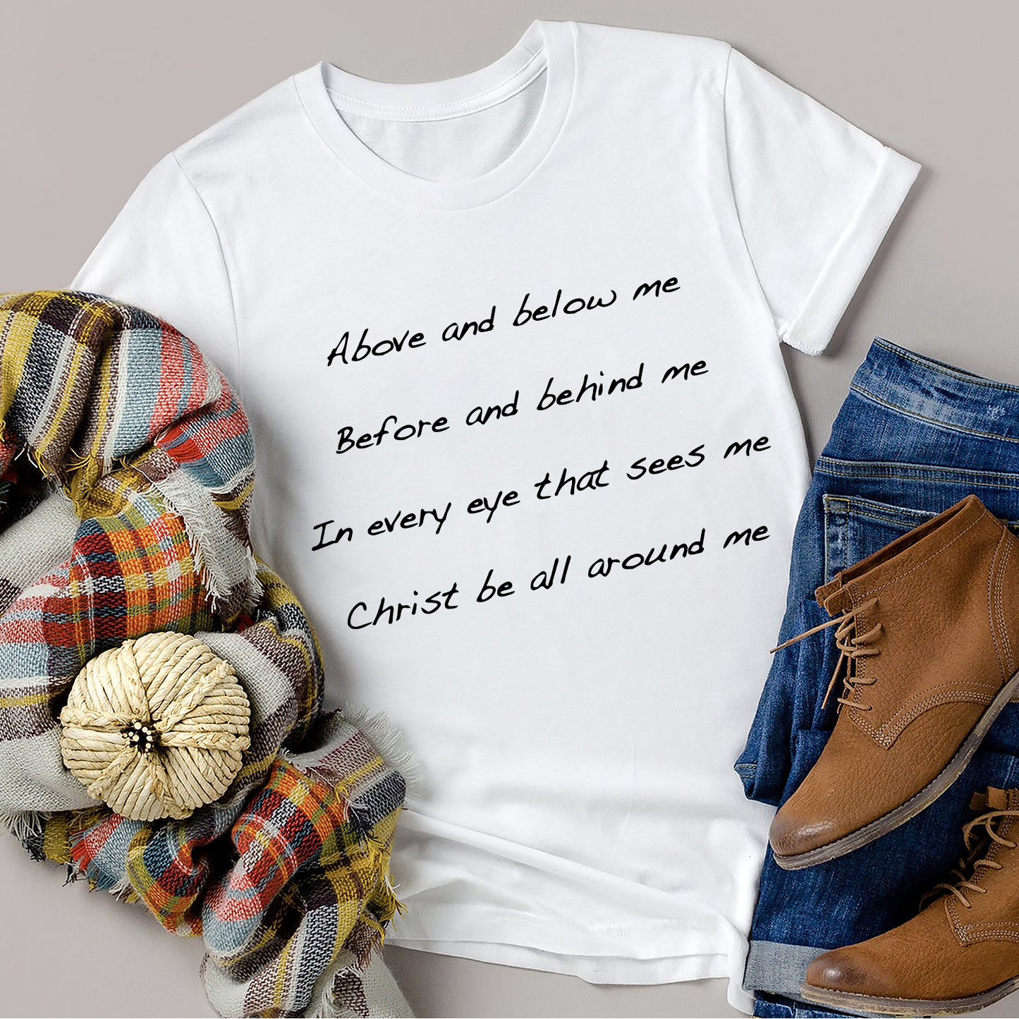 Christ Be All Around Me " Music"  Standard T-Shirt