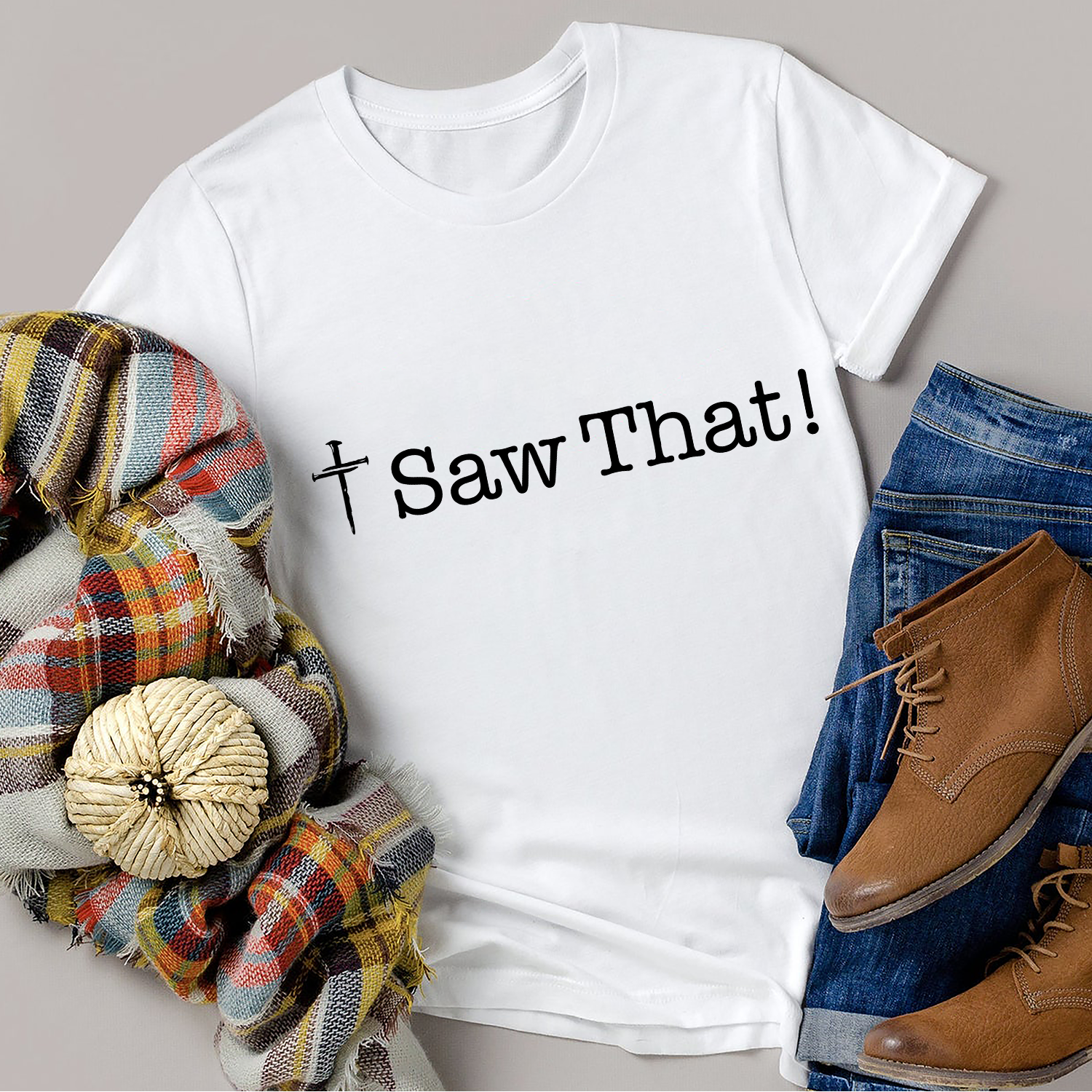 I SAW THAT!: Funny Jesus Meme Great Fun Christian Gift Standard T-Shirt