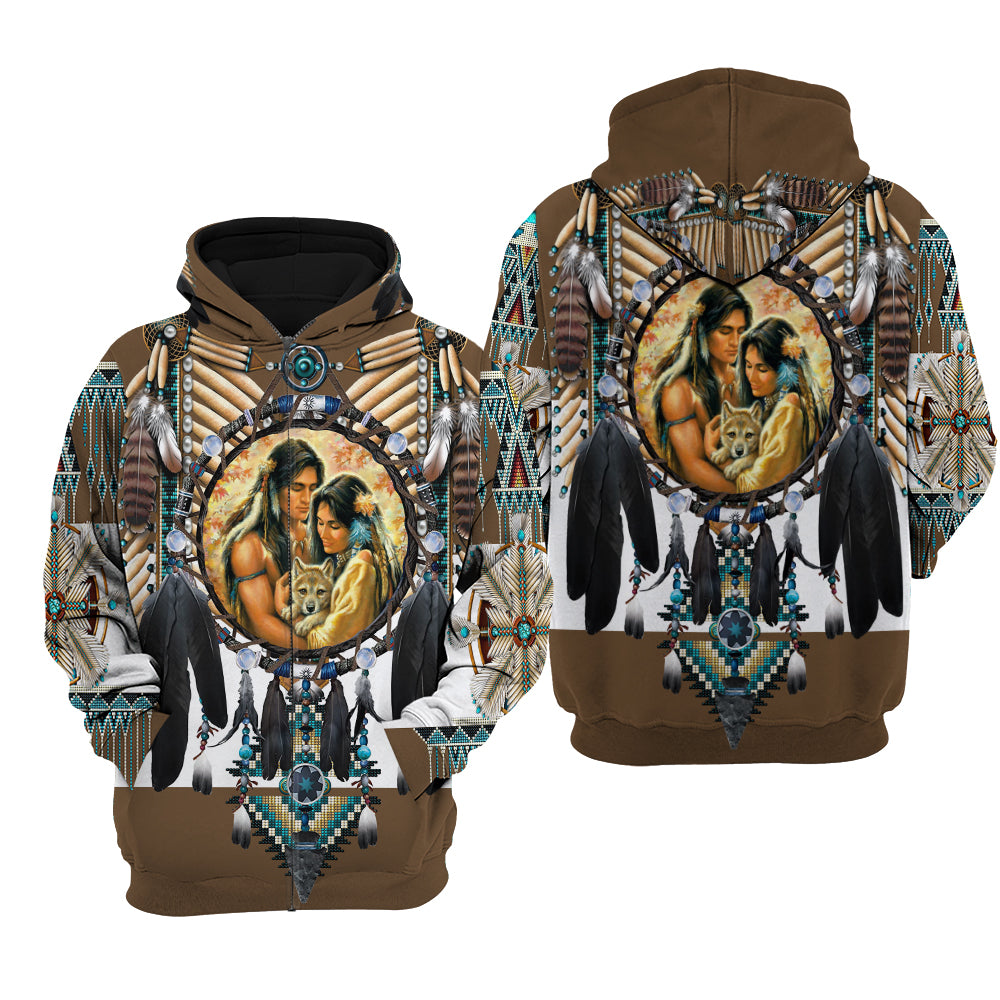 Indian Tribe Native Culture Native American 3D All Over Print Hoodie and Zip Hoodie